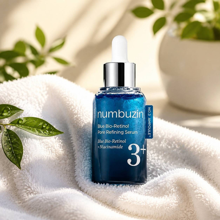 سرم رتینول آبی numbuzin +3