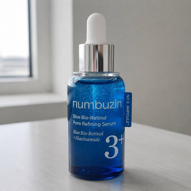 سرم رتینول آبی numbuzin +3