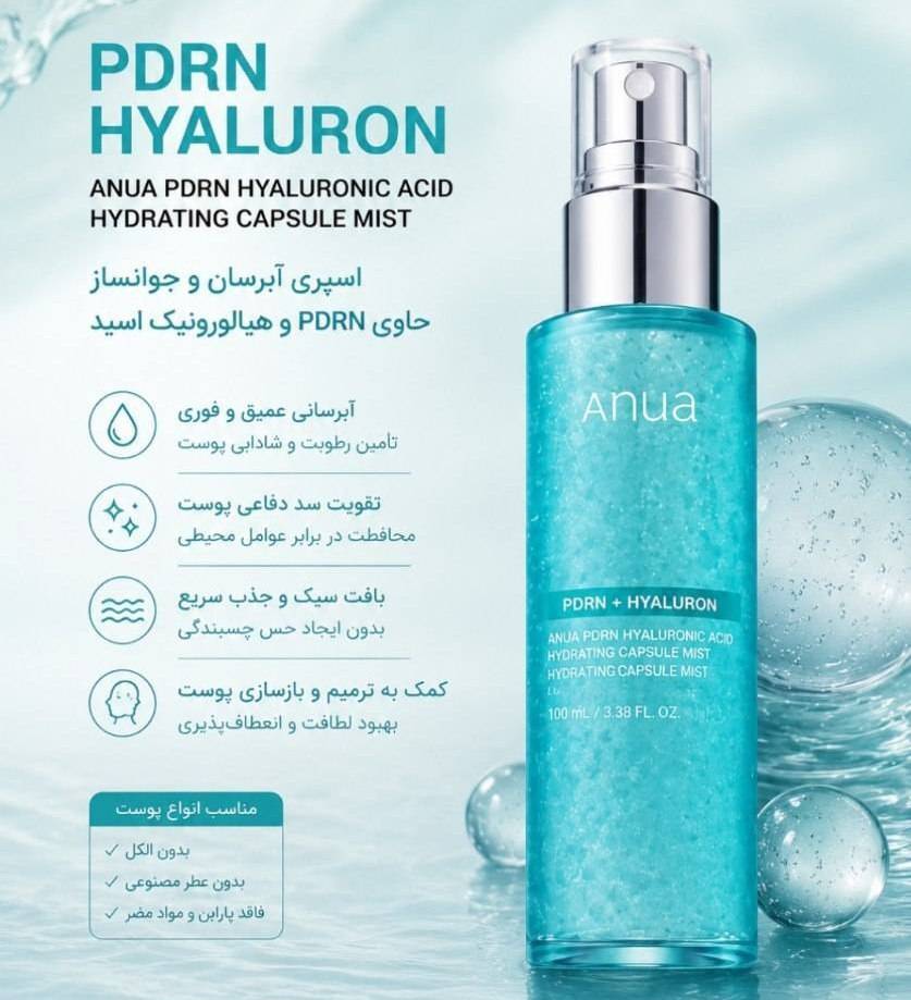 اسپری آبرسان کپسولی Anua